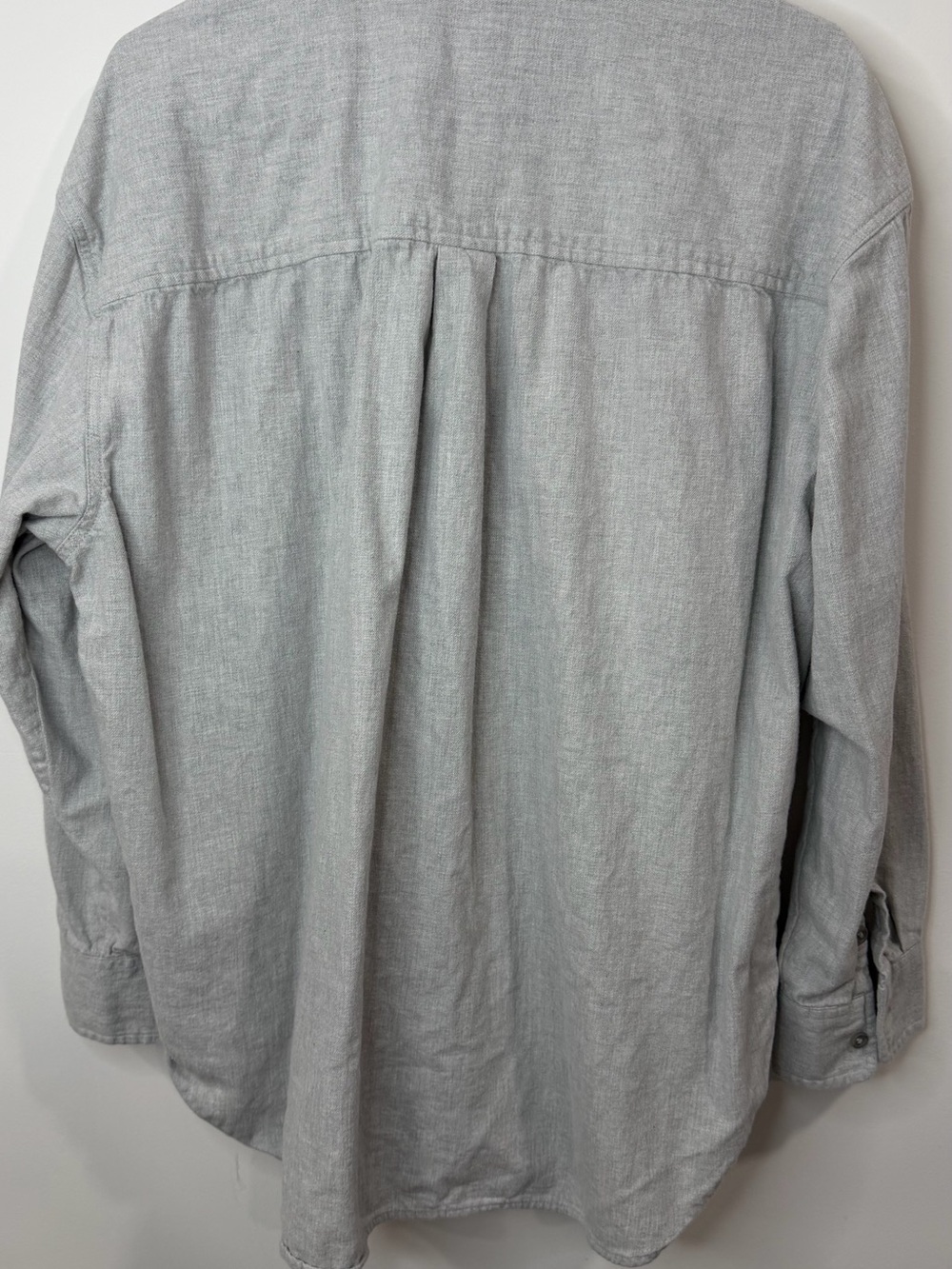 Universal Thread Light Gray Oversized Button-Down Shirt - Picture 5 of 5